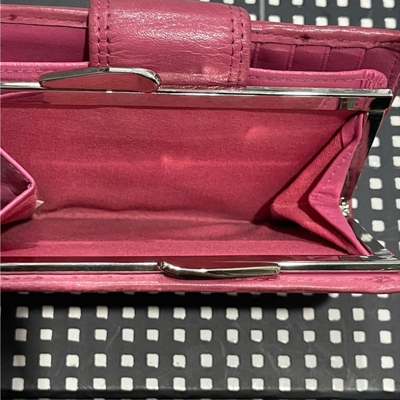 Vintage Rolfs genuine leather wallet Barbie pink - Picture 7 of 11